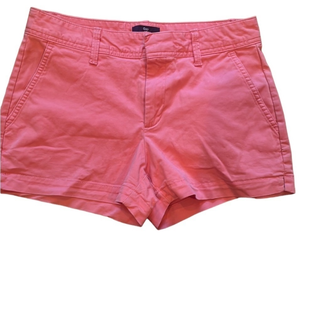 Gap Coral Pink Short Shorts Women’s Size 2 Mini Length Summer Shorts - Picture 2 of 7